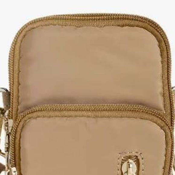 Tan compact crossbody bag purse - Picture 2 of 2